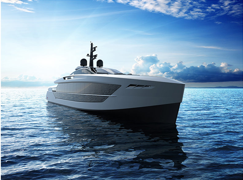 Tankoa Saetta: the Italian shipyard ready to build a 53-meter planing yacht