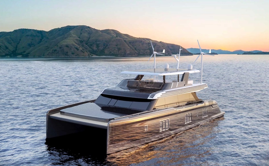 Want to cruise totally green? Get the new Sunreef Power 80 Eco