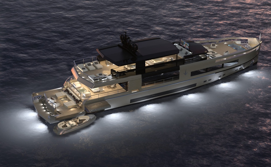 UP40 Crossover will be the first unit of Antonini Navi's megayacht