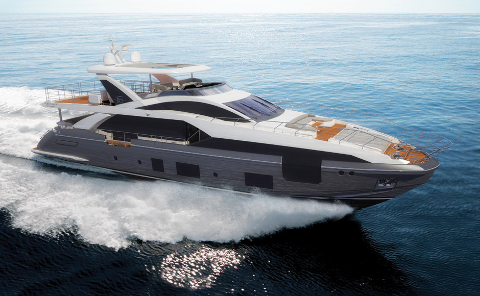 New for 2018: finally, some good shots of Azimut Grande 27m