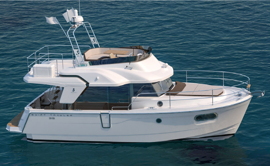 We tested Beneteau Swift Trawler 35, and it's more than before