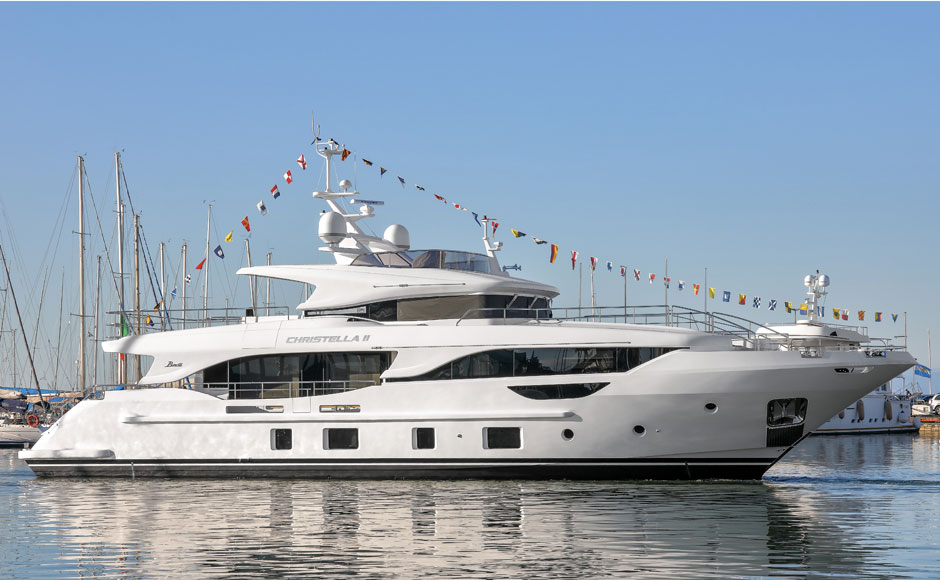 The first Benetti Delfino 95’ “Christella II” has been launched