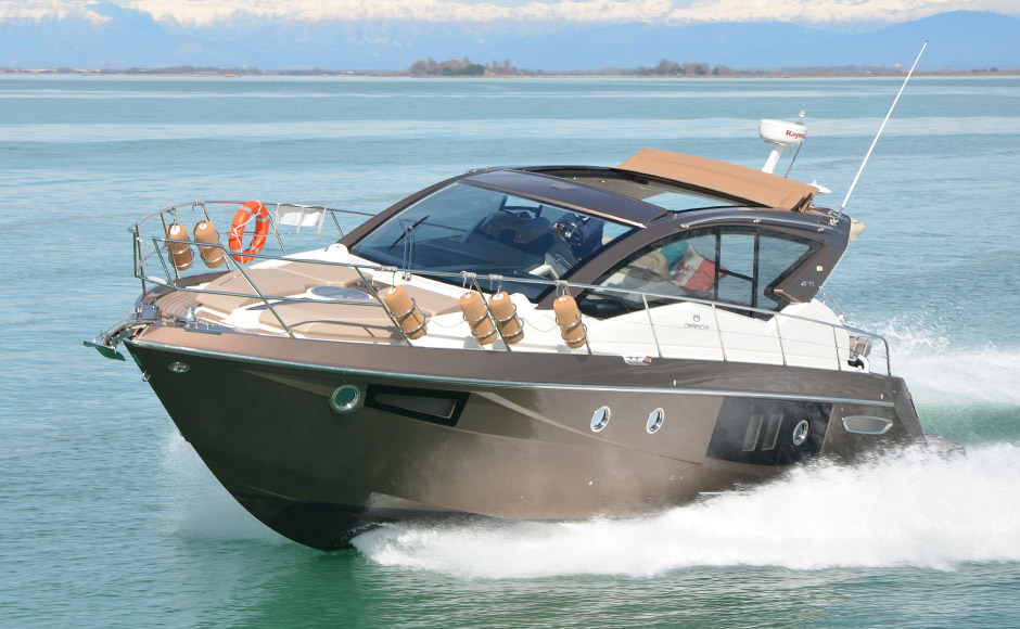 She's good looking, she's easy to maintain, she'll take you anywhere. Yes, she's a boat: Cranchi M44 HT
