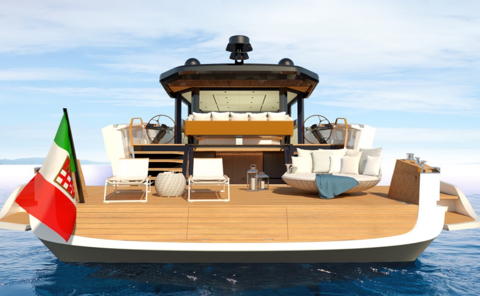 Look at the first renderings of Evo Yachts Evo V8: 24 meters like nothing before