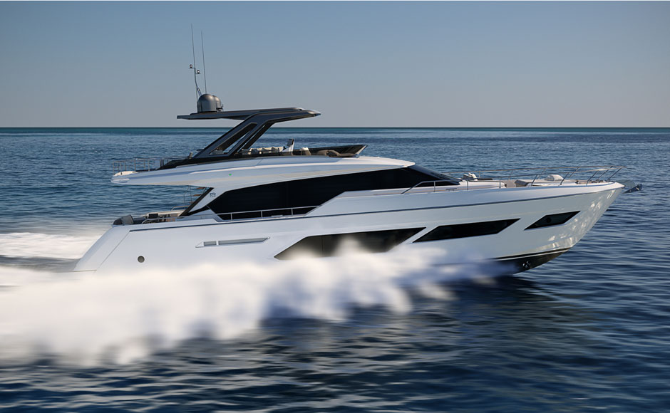 Ferretti Yachts 720: when the comfort comes from a long time tradition