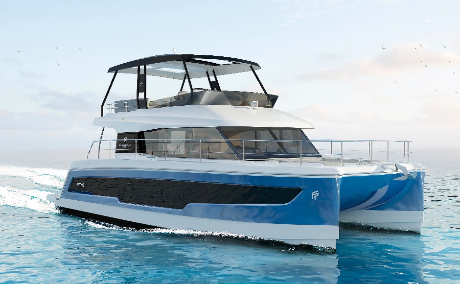 New in 2019: Fountaine Pajot 40 has two hulls, two engines and a flybridge