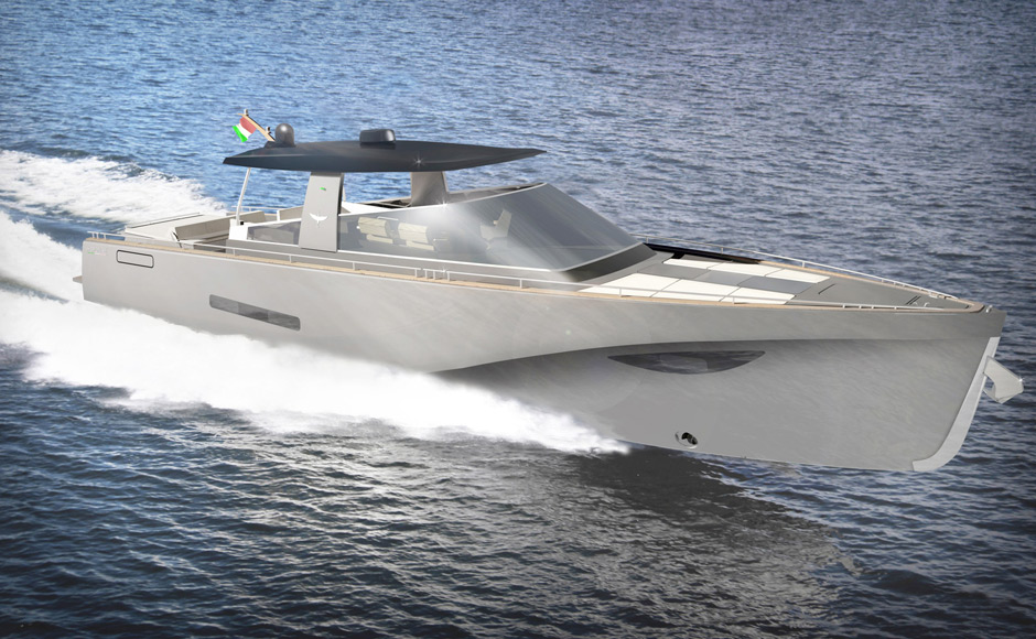 Heron 56, a one-of-a-kind motoryacht with a peculiar hull