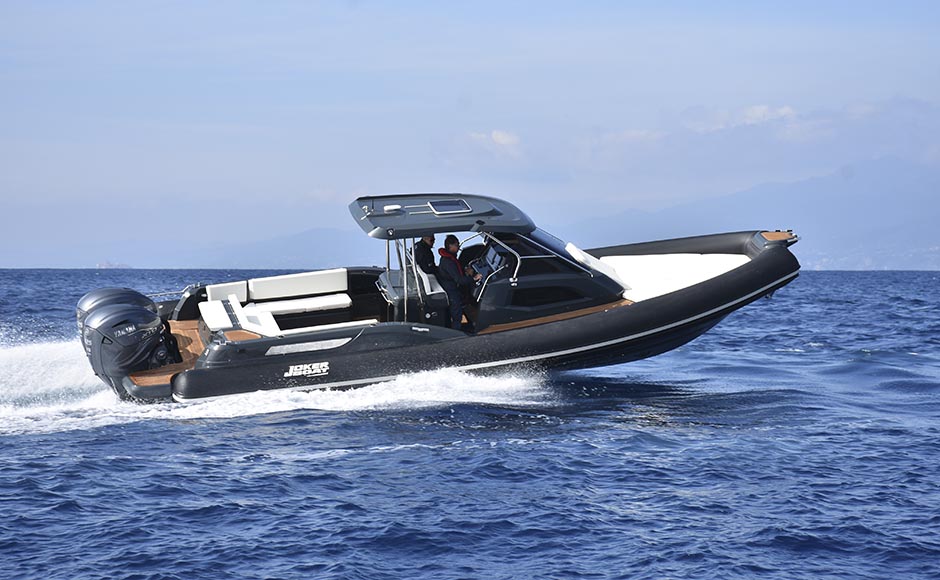 Joker Boat Clubman 35, the not-so-maxi rib is capable of 60 knots