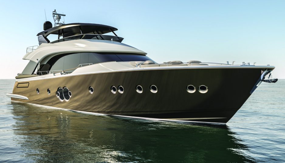 MCY 80, sixth model from Monte Carlo Yachts, unveiled in Italy