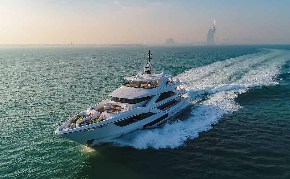 Majesty Yachts set sails from Dubai to USA