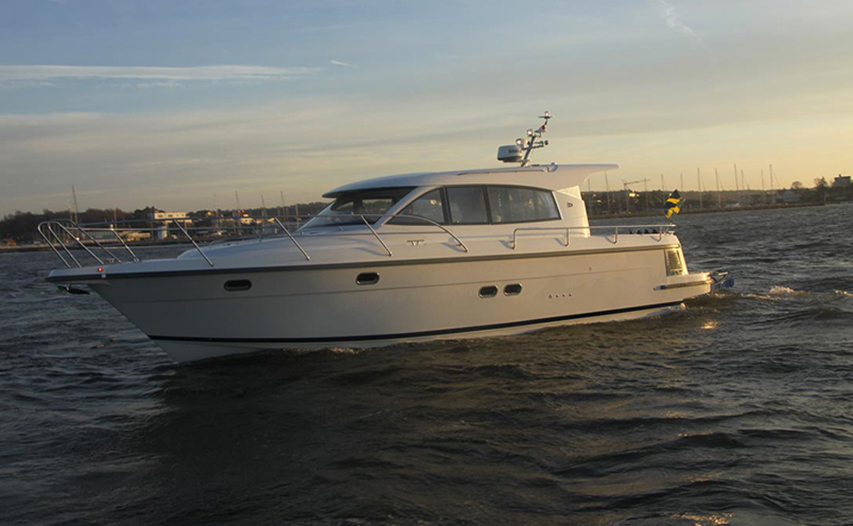 Nimbus 405 Coupé: comes from the North, is welcome in the South