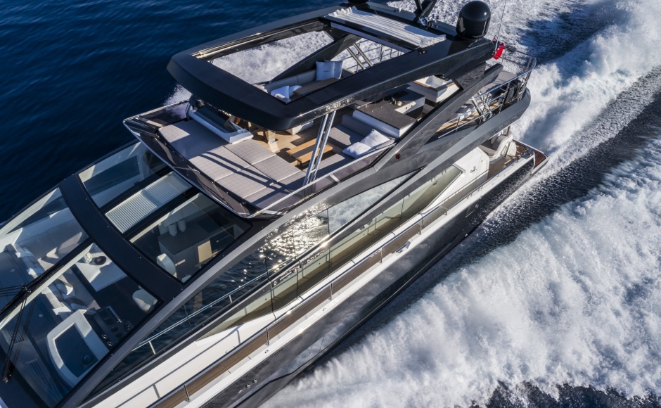 Pearl  80 will be on display at the Palm Beach International Boat Show