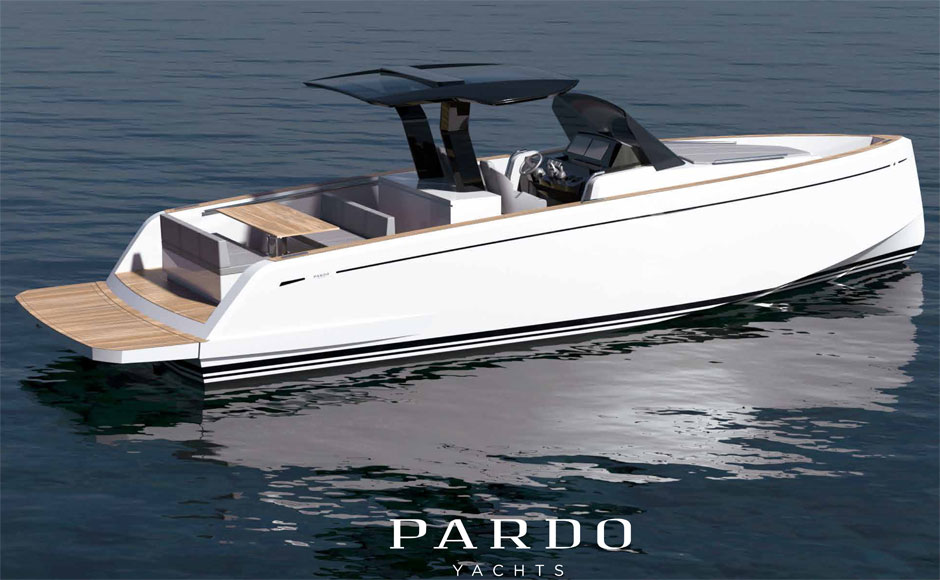 Pardo 38: the fast cruiser can be glamour