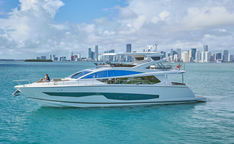 New in 2018: Pearl 80 is the elegance and space you expect from a 24-meter yacht