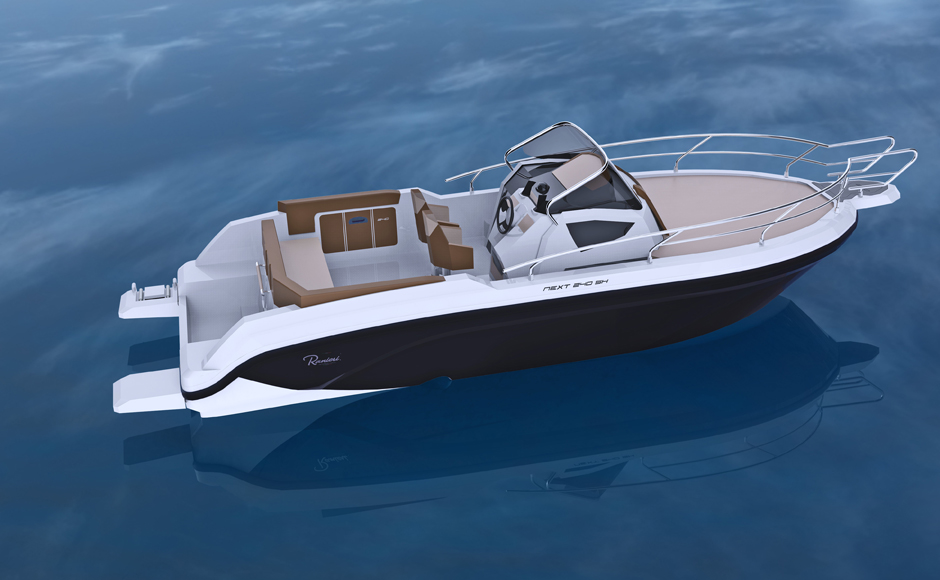 New in 2018. One Next to the other: meet Ranieri International Next 240 SH