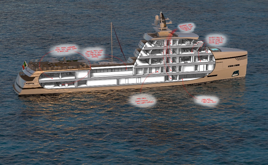 More details of the Rosetti Superyachts 85m supply vessel have been revealed