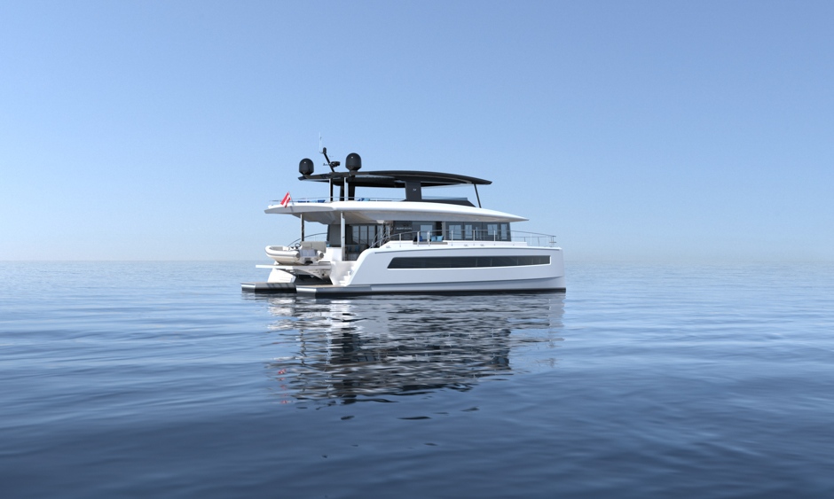 New Silent 62 Tri-Deck solar electric catamaran is unveiled, three units are sold already