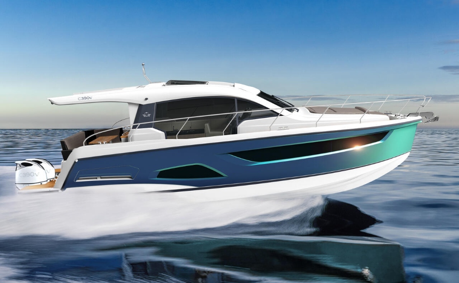 Sealine C390V: the debutante is the largest model in the outboard series