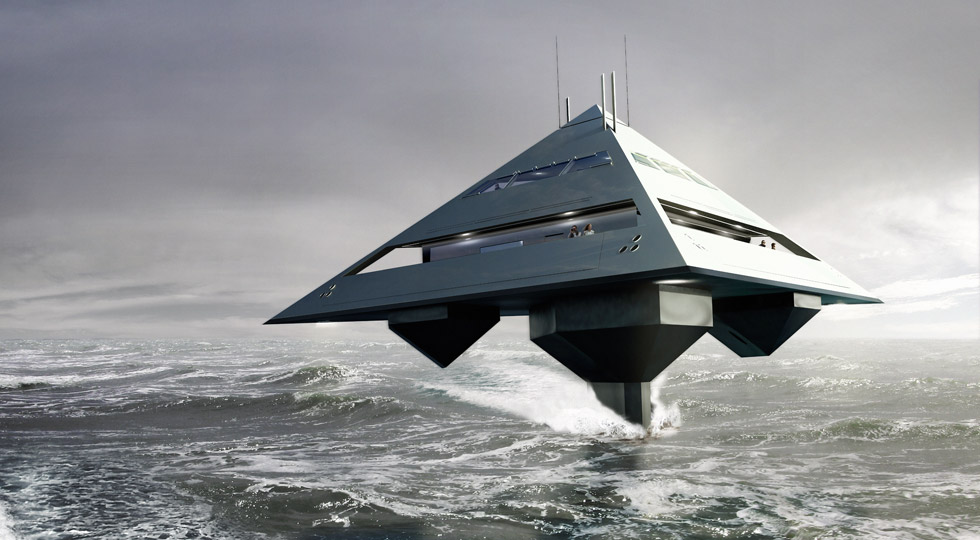 Tetrahedron Super Yacht: Aviation on the Sea