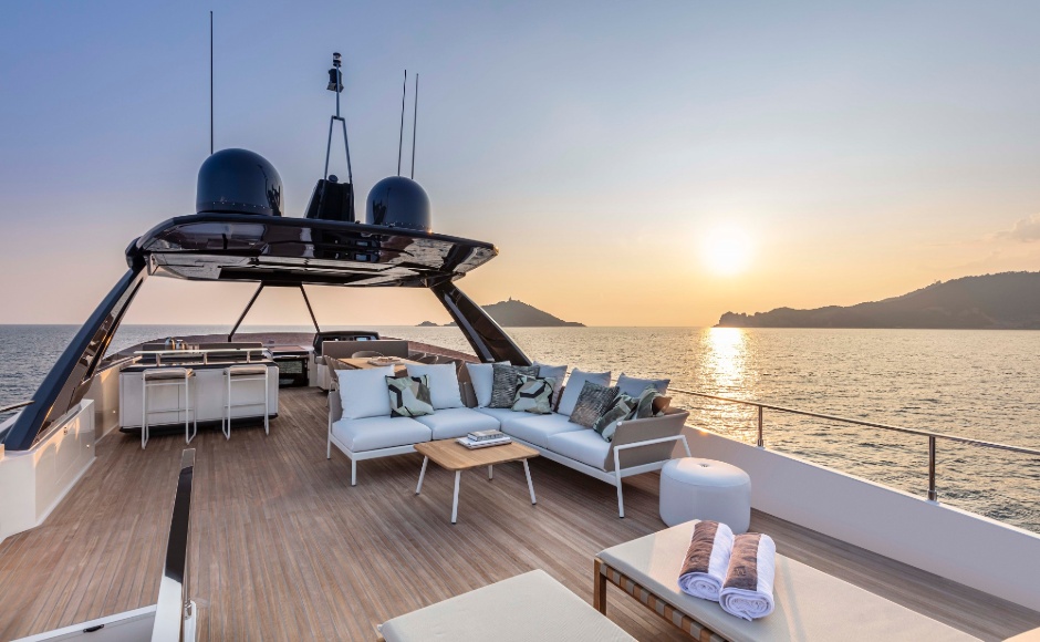 Ferretti Yachts 920 Pure wants to make you feel like home