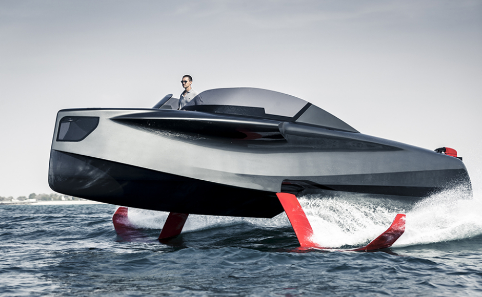 The yacht that wasn't there: Foiler raises the bar...above the water
