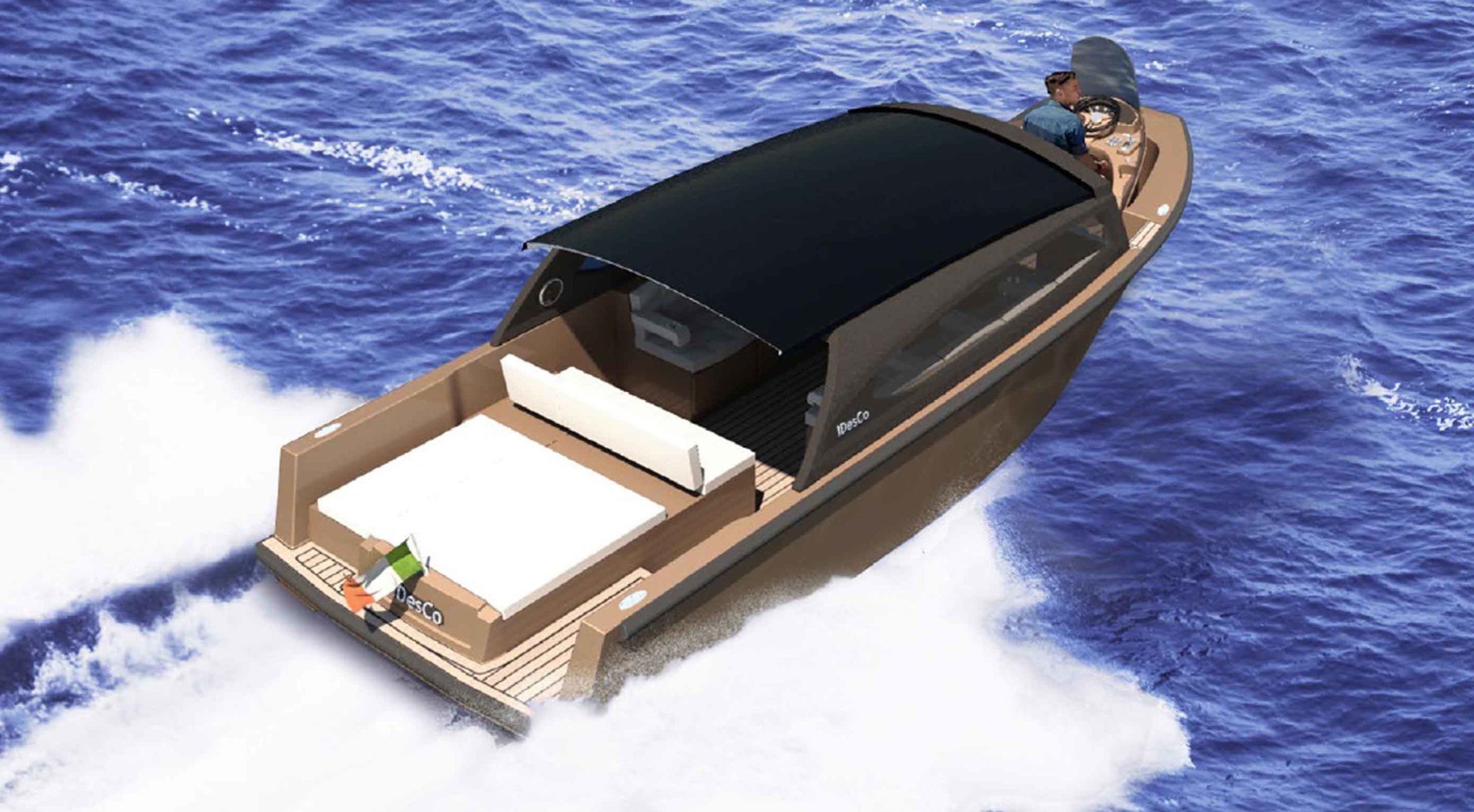 IDesCo Limo Tender is ready for big yachts and their garage