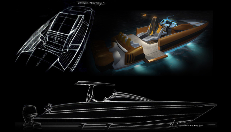 Revolver CC43 will have center console, outboards