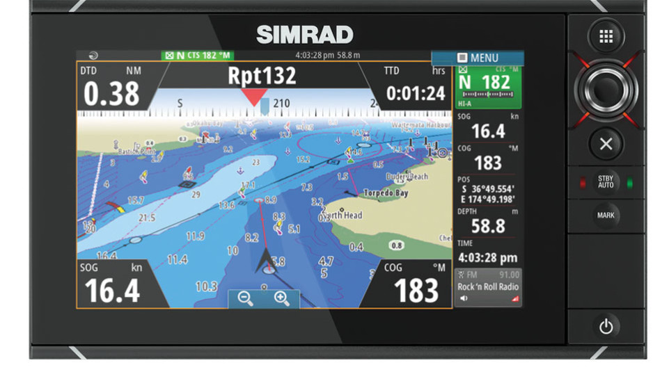 GoFree now on multipurpose screens Simrad NSS Evo2, NSO Evo2
