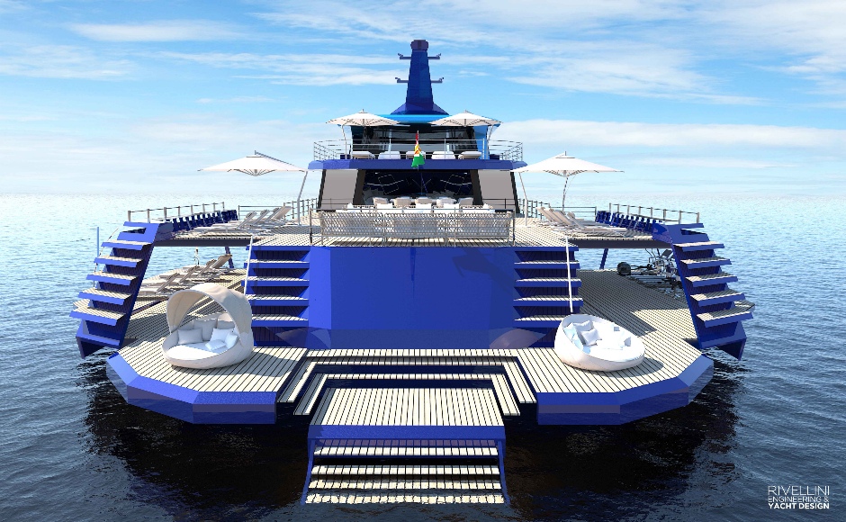 Valerio Rivellini Extended Explorer: a stunning concept for cruising around the world
