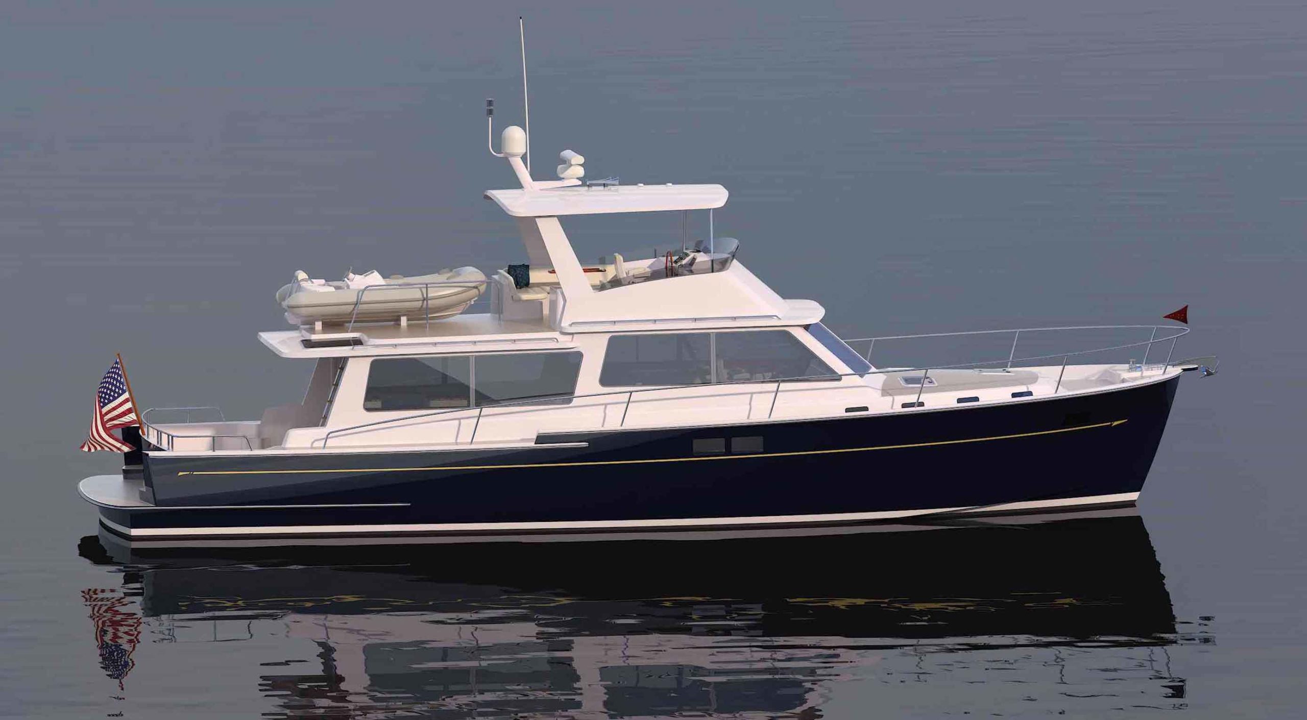 Zurn Yacht Design: trawler, made in USA